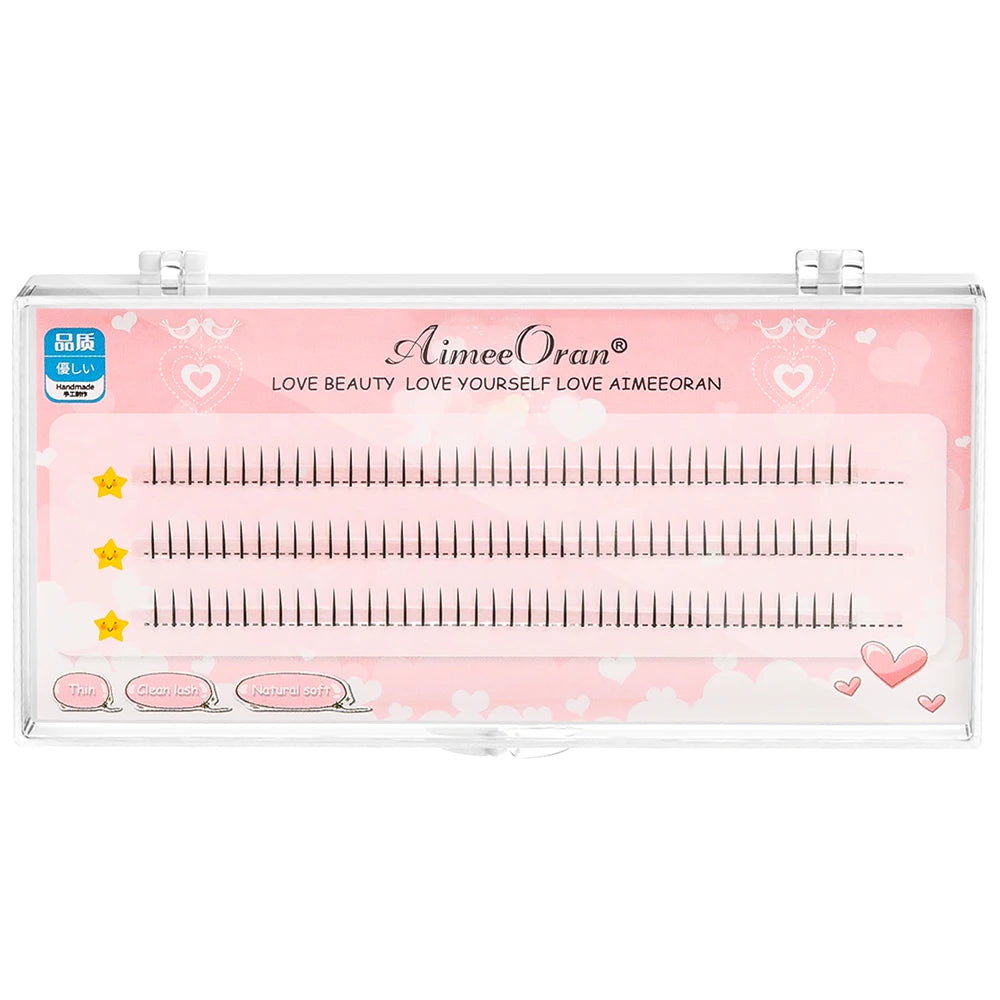 I Shaped Black Lower Eyelash Comic Eye Lashes Natural Bottom Lashes Soft Manga Clusters Lashes for Women Girls