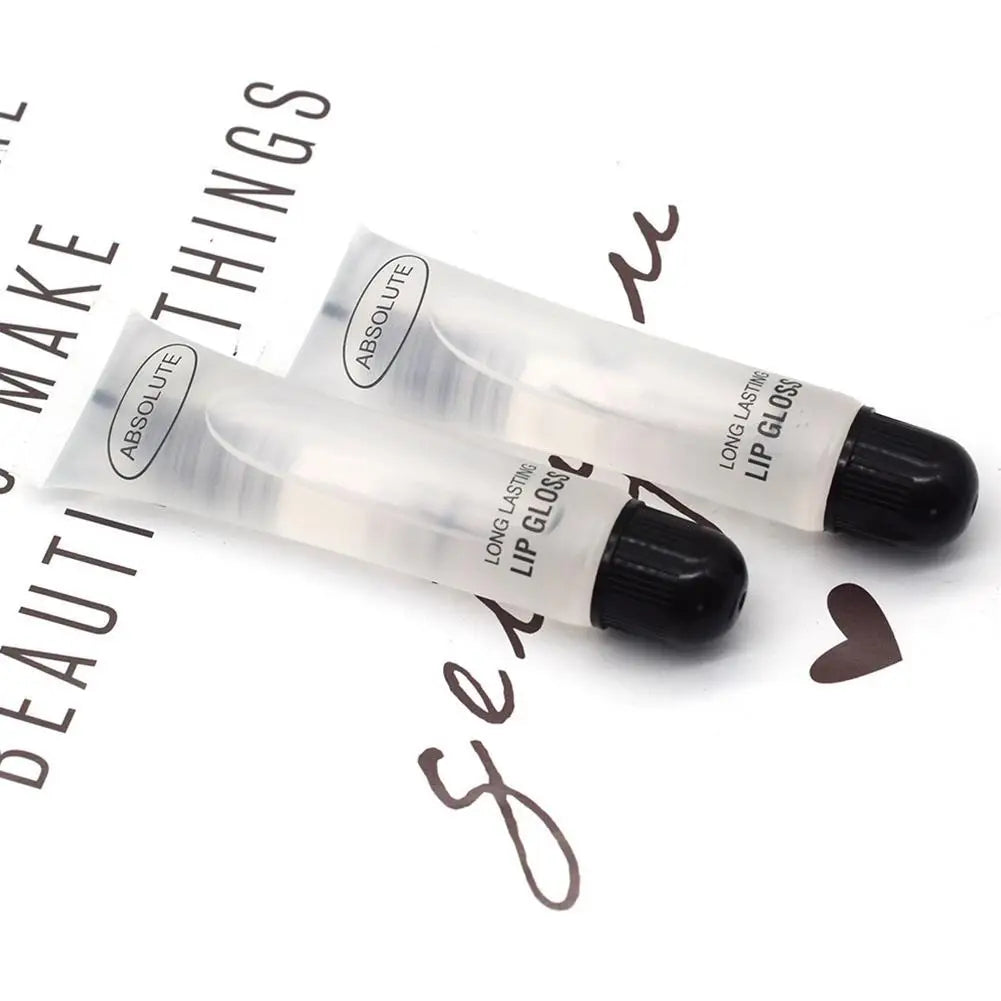Clear Hydrating Lip Oil in Soft Tube - Moisturizing Treatment to Reduce Lip Lines & Heal Cracked Lips, Non-Sticky 18ML