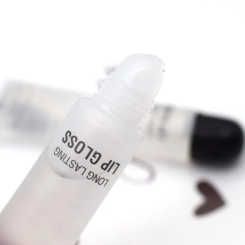 Clear Hydrating Lip Oil in Soft Tube - Moisturizing Treatment to Reduce Lip Lines & Heal Cracked Lips, Non-Sticky 18ML