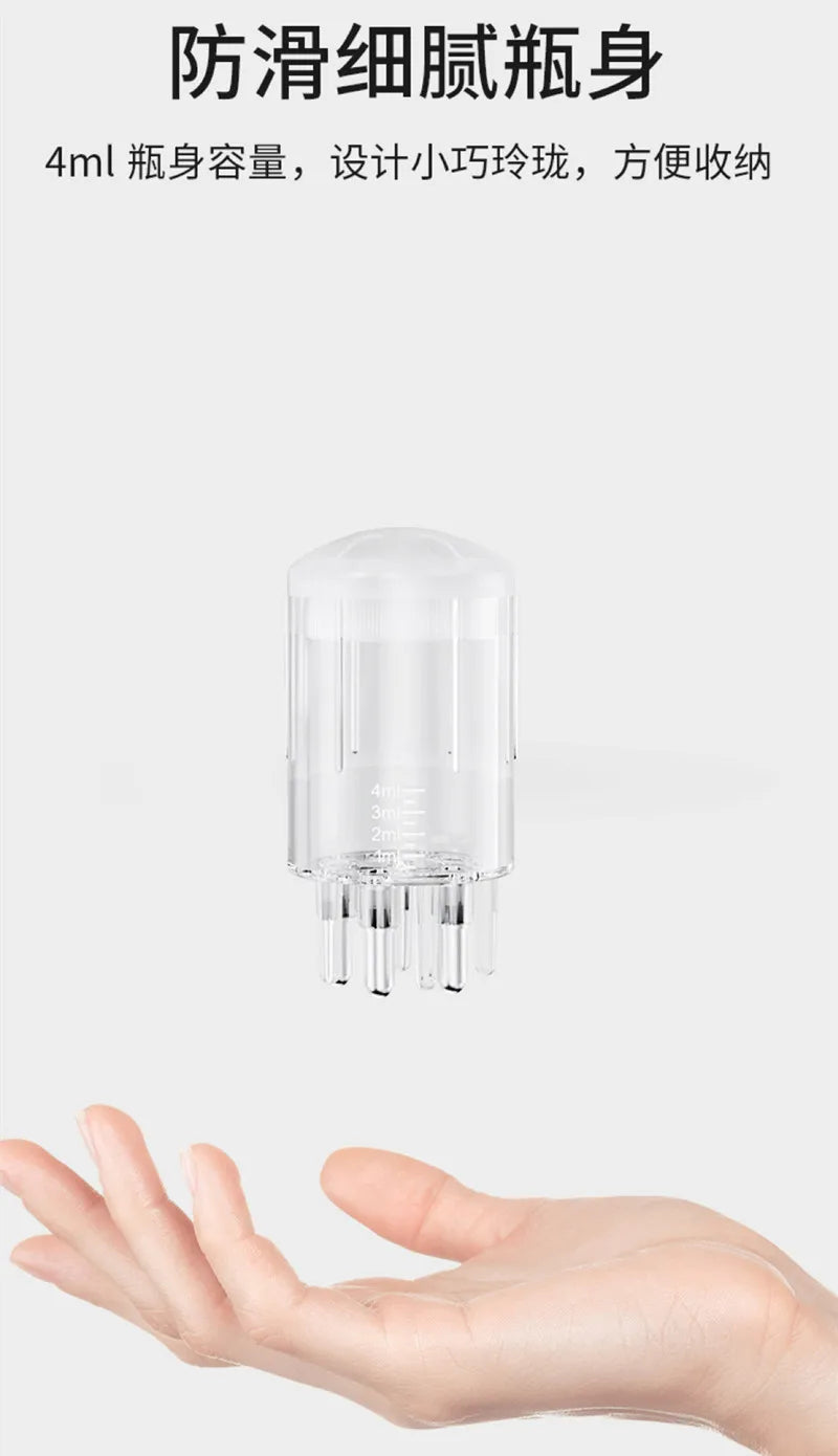 Scalp Liquid Serum Oil Applicator Comb for Hair Scalp Treatment Essential Oil Liquid Guiding Massager Comb Hair Growth Garrafa