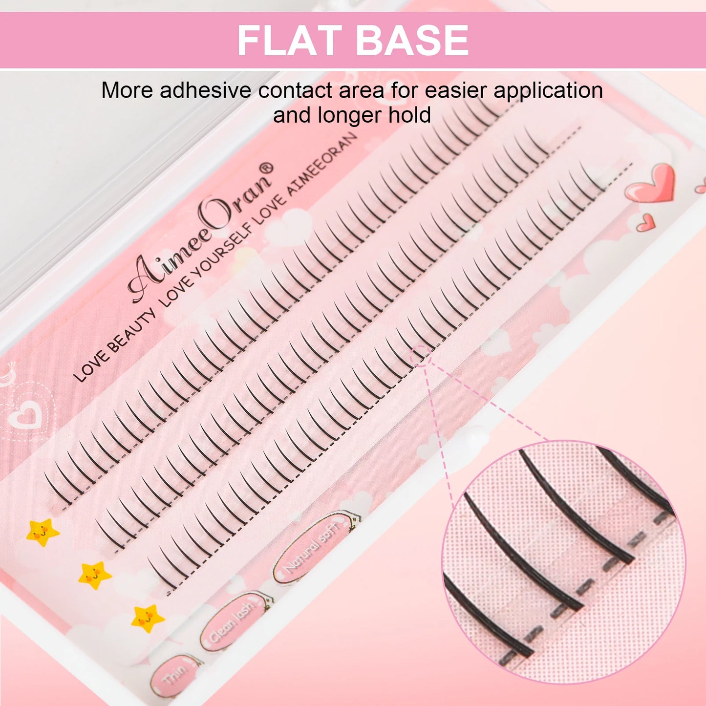 I Shaped Black Lower Eyelash Comic Eye Lashes Natural Bottom Lashes Soft Manga Clusters Lashes for Women Girls