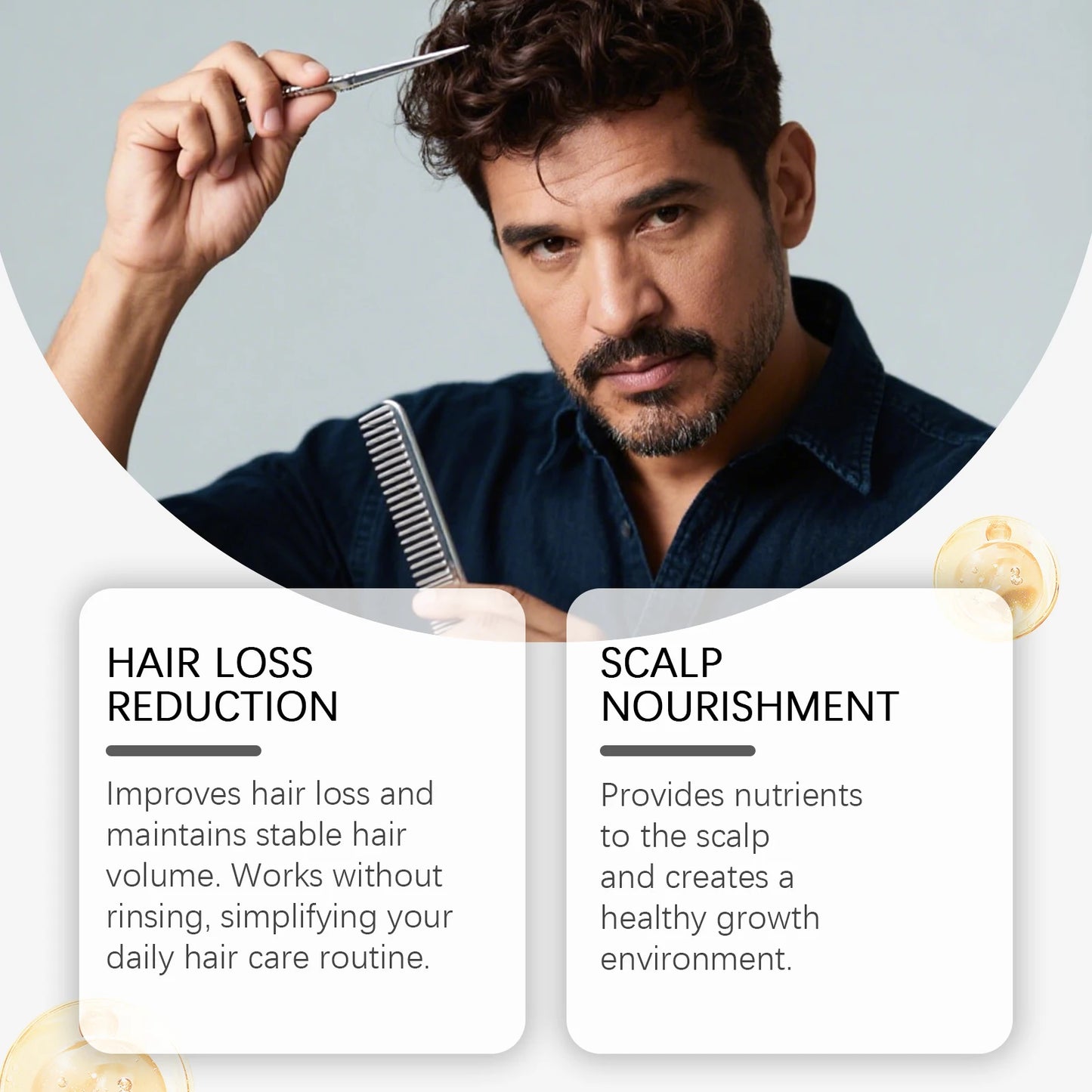 Hair Growth Serum Trengthening Hair Roots Promote Hair Regrowth Anti Hair Loss Nourishing Scalp Repair Hair Care