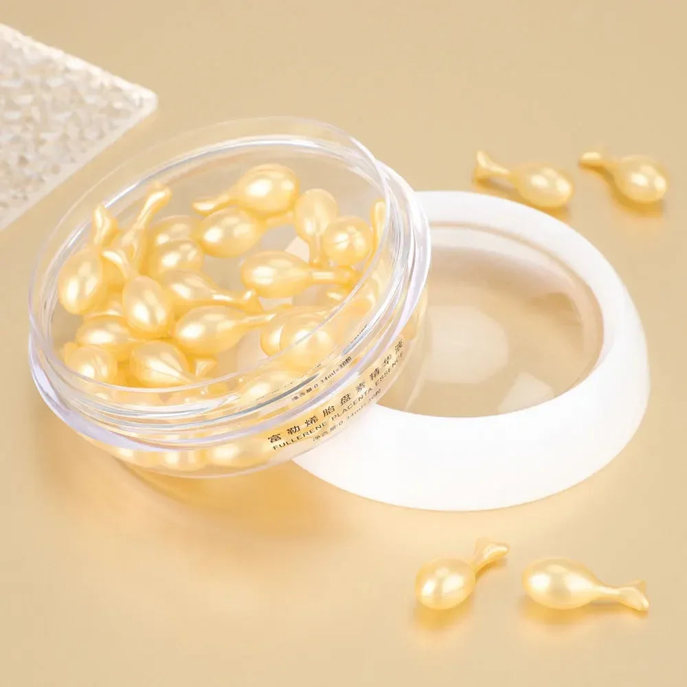 30Pcs Hyaluronic Acid Capsules Serum Hydrating Repair Moisturizing Essence Liquid Facial Deeply Nourishes Firming Skin Care