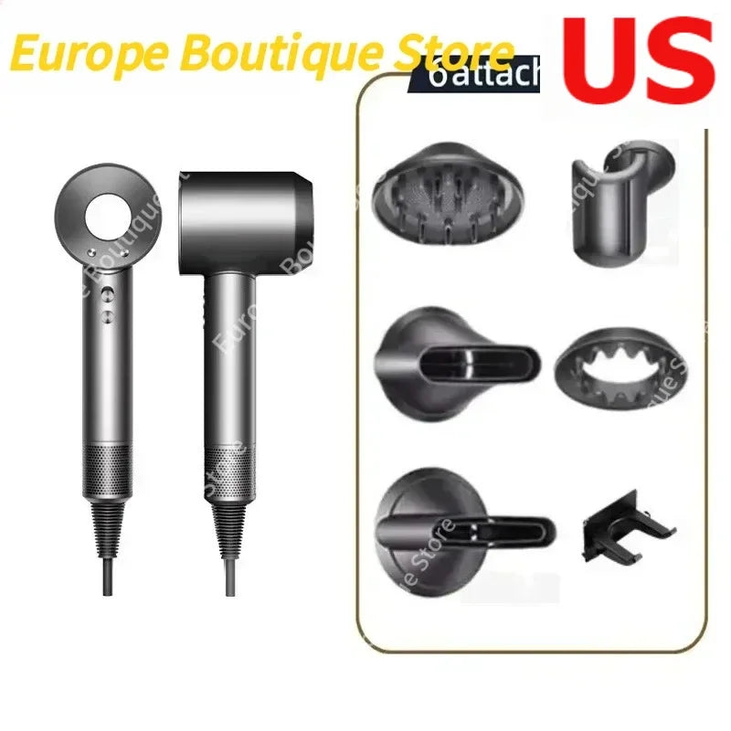 2026 Professional Hair Dryer Fast Dry Ionic Hair Dryer No Hair Flick 1600W High-Speed Blow Dryer for Salon Home Use