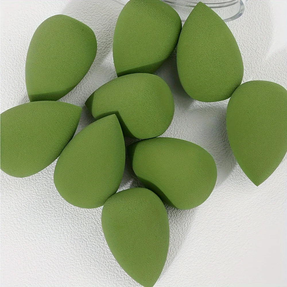 12pcs Mini Makeup Sponges - Soft, Latex-Free Beauty Blenders for Flawless Foundation Application, Wet & Dry Use, Alcohol-Free