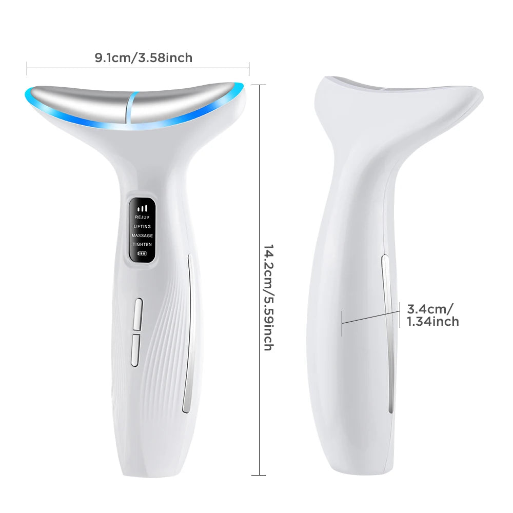 Microcurrent Neck Beauty Device  3 Massage Modes Face Lifting Firming Massage Neck Beauty Instrument Tighten Skin Care Tool