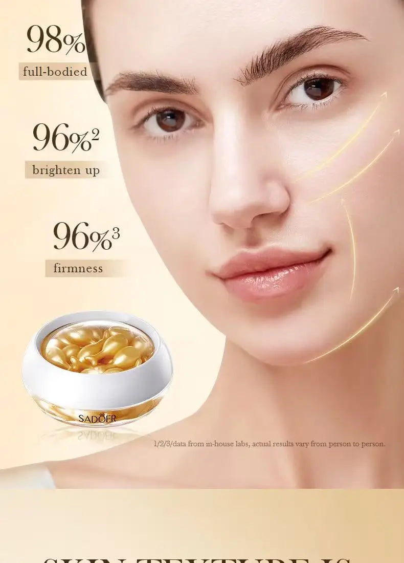 30Pcs Hyaluronic Acid Capsules Serum Hydrating Repair Moisturizing Essence Liquid Facial Deeply Nourishes Firming Skin Care