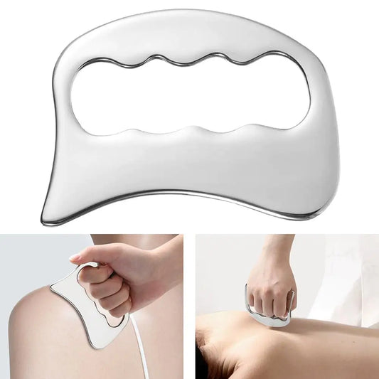 Gua Sha Tool Stainless Steel Muscle Full Body Skin Massage Tool Soft Tissue Myofascial Scraper Stuff Lymphatic Drainage Massager