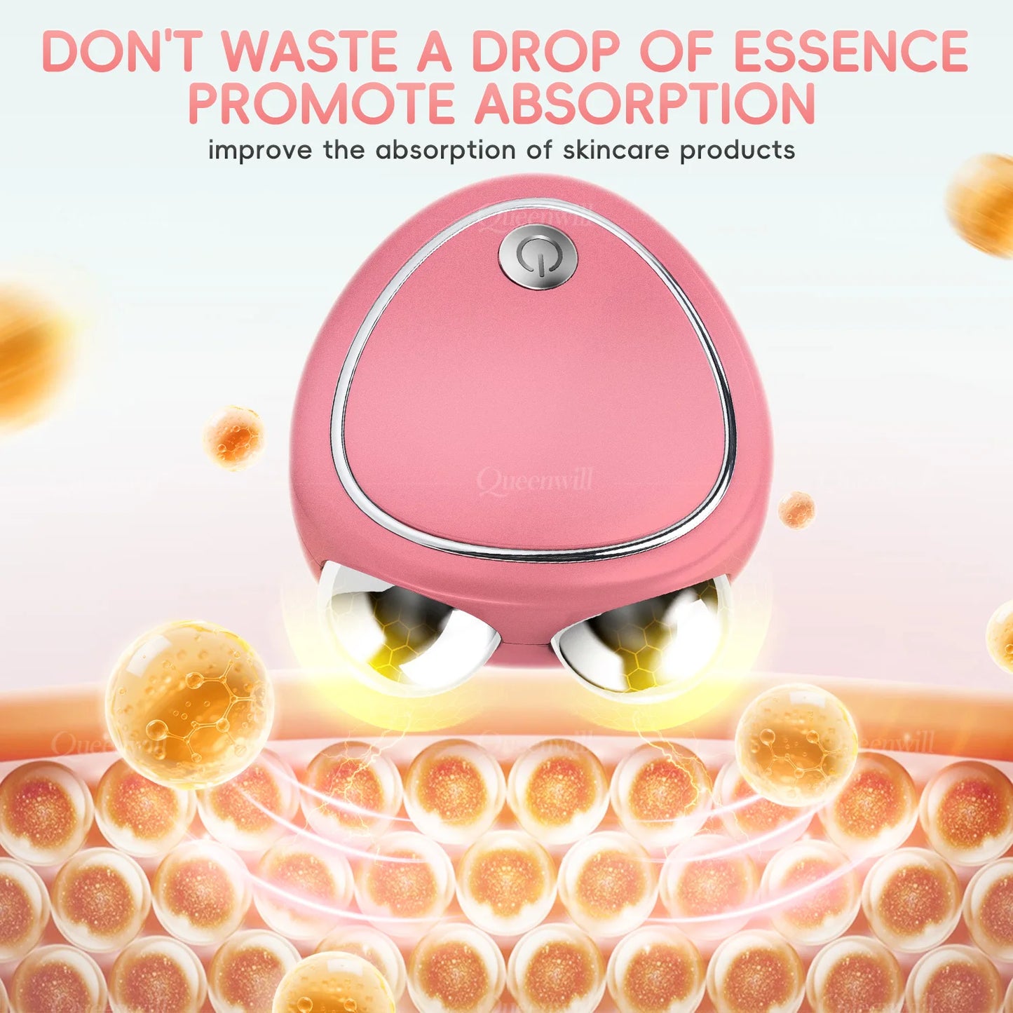 Face Lifting Devices Microcurrent Facial Massager EMS Slimming Face Tool Sonic Vibration Roller Charging Beauty Tightening