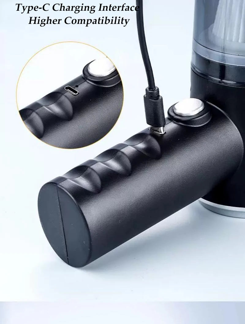 9880000PA Vacuum Cleaner 120W Wireless Super High Power 2-in-1 Wet Dry Dual-use Portable Powerful Suction Vacuum Cleaner For Car