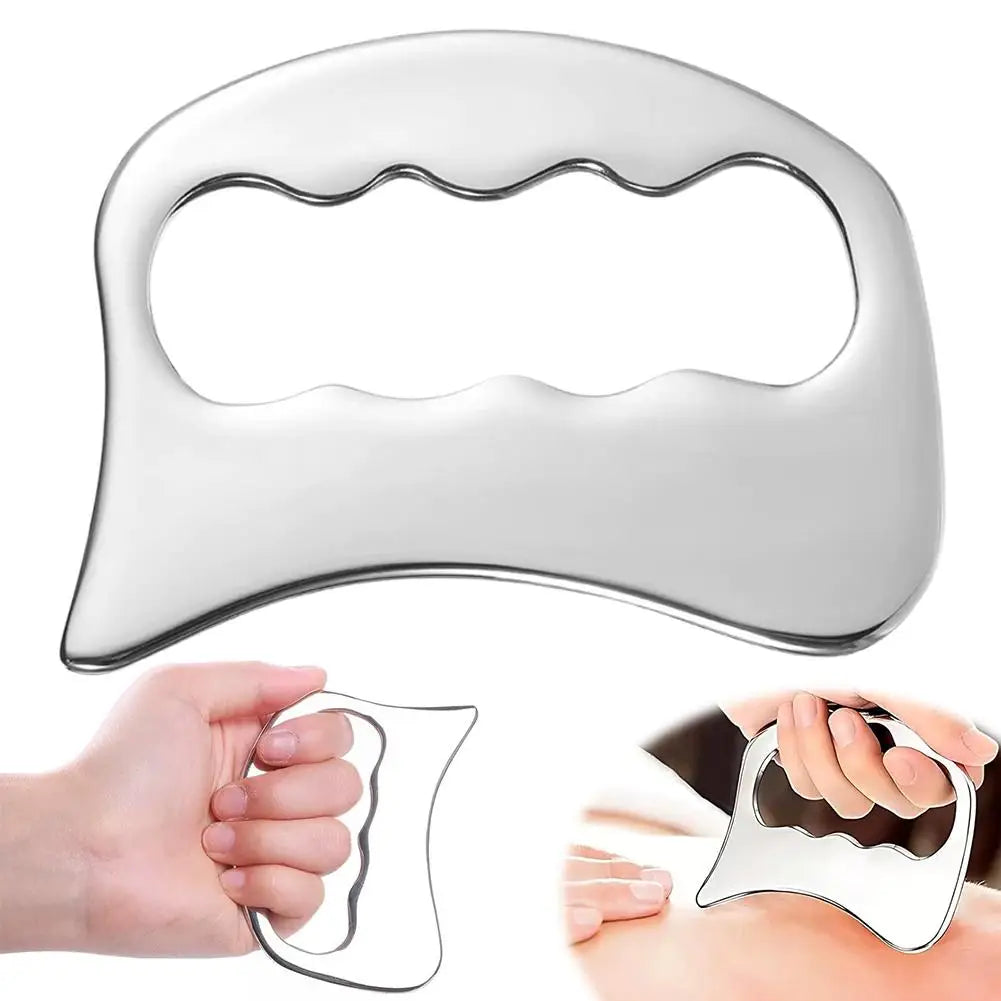 Gua Sha Tool Stainless Steel Muscle Full Body Skin Massage Tool Soft Tissue Myofascial Scraper Stuff Lymphatic Drainage Massager