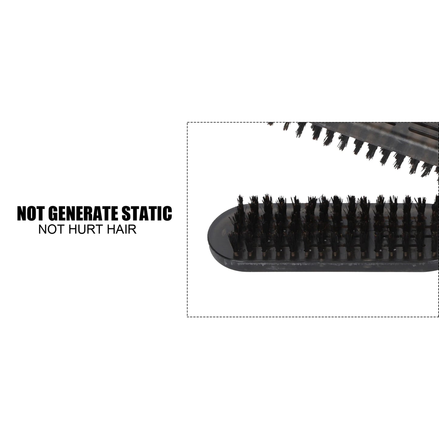 Hair Straightener Brush Double Side Anti‑Static Hair Straightening Styling Brush Hairdressing Styling Brush Hair Styling Brush