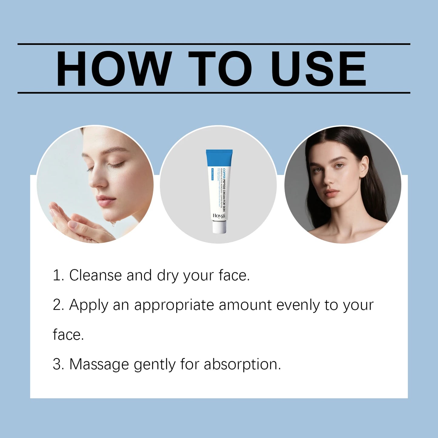 HOYGI Moisturizer Cream Hyaluronic Acid Serum Facial Cream Hydrating Brightening Anti Aging Effectively Solves Skin Dry Chapped