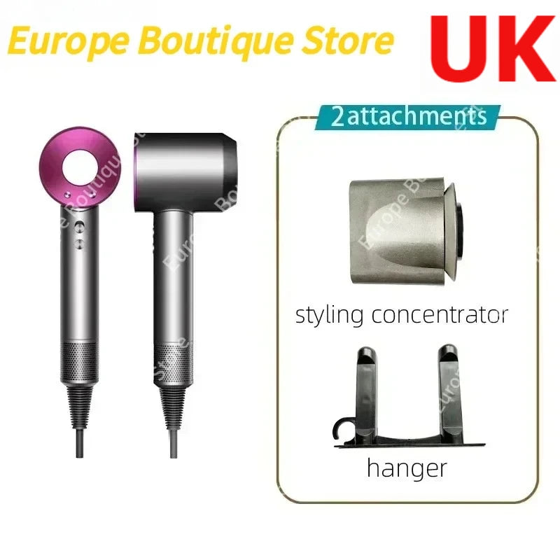 2026 Professional Hair Dryer Fast Dry Ionic Hair Dryer No Hair Flick 1600W High-Speed Blow Dryer for Salon Home Use