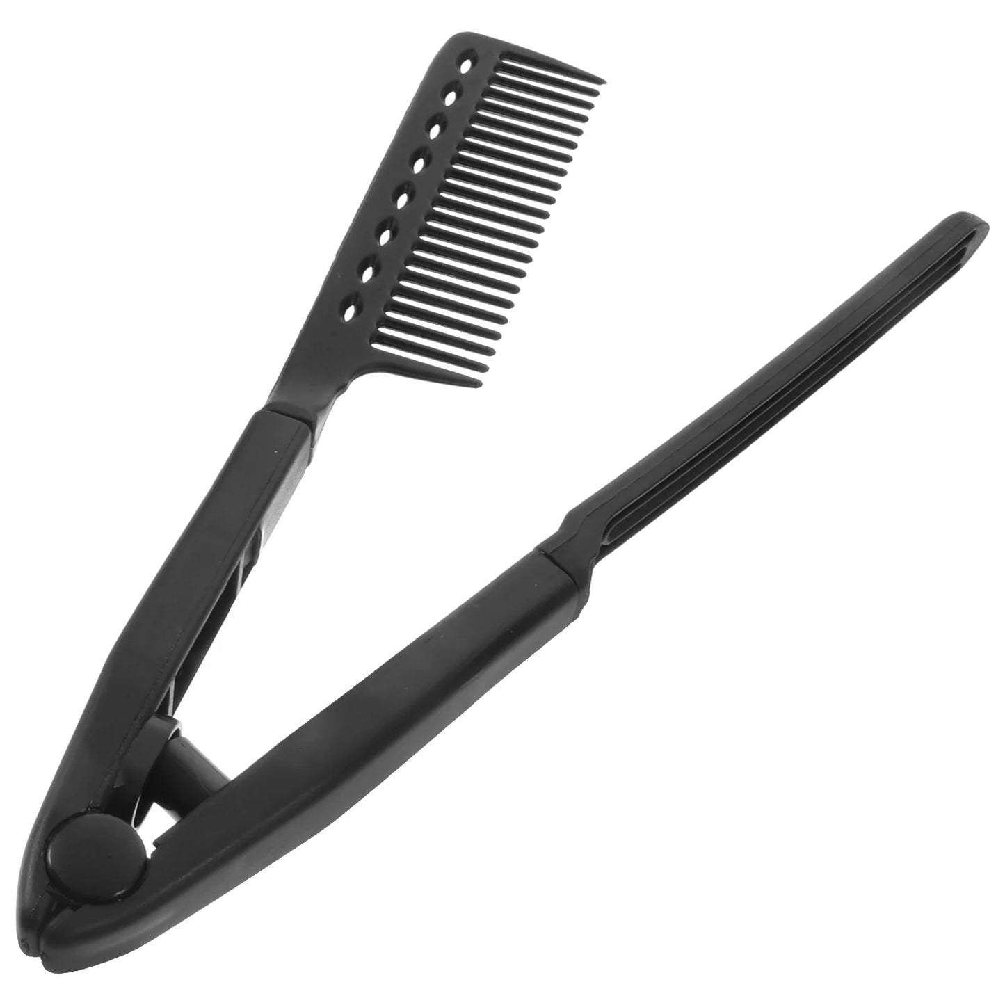Hair Straighteners Straightening Comb for Women with Brush Folding Hairdressing