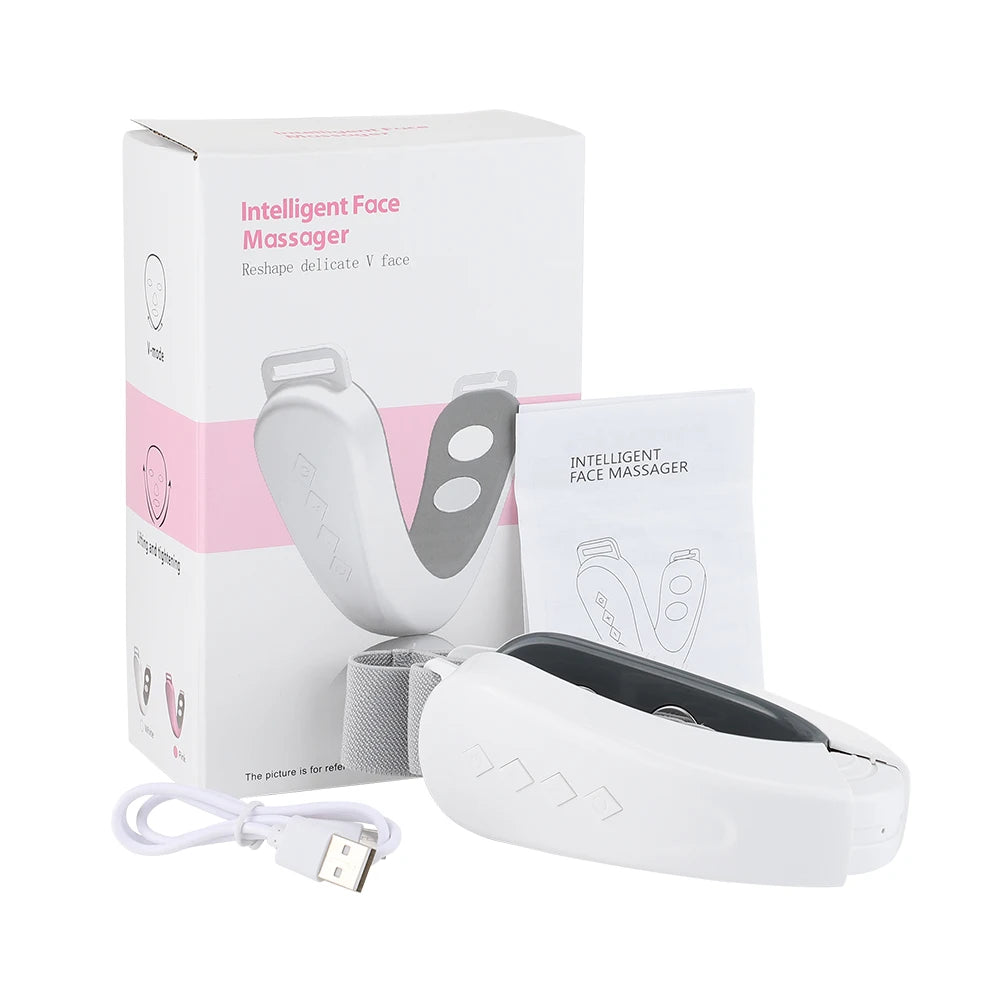 V-Face Beauty Device Micro-current Face Shaping Machine for Facial Lifting and Firming Intelligent Facial Massager USB Charging