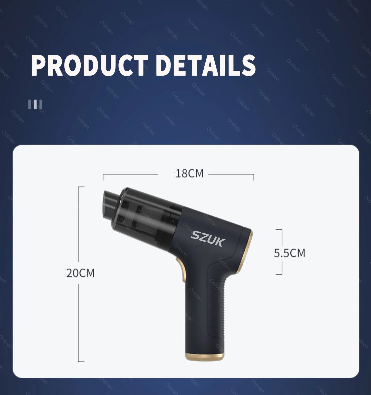 98000PA Car Vacuum Cleaner Mini Cleaning Machine Strong Suction USB Handheld for Car Home Appliance Portable Wireless Cleaner