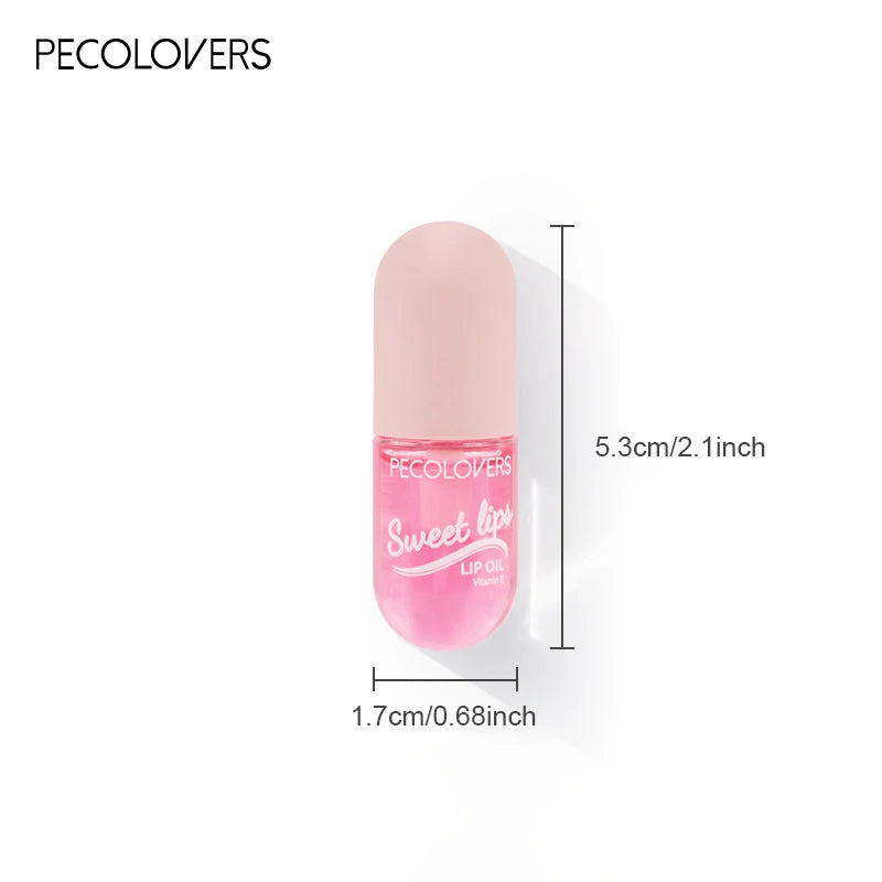 1PC Moisturizing Lip Gloss, High Gloss, Non-sticky, Lightening Lip Lines, Fruity Flavor, Suitable for Autumn and Winter Use