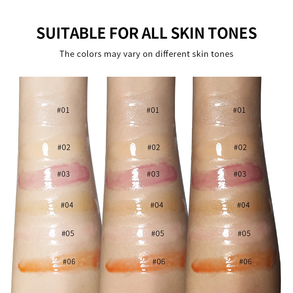 Moisturizing Lip Gloss Oil Nourishes Hydrates Glossy Lips Care Lipstick Plumping Exfoliating Pink Plumping Gloss Oil Makeup