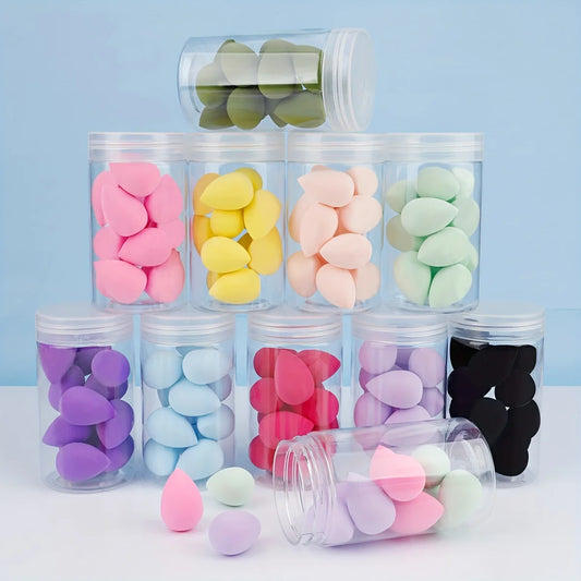 12pcs Mini Makeup Sponges - Soft, Latex-Free Beauty Blenders for Flawless Foundation Application, Wet & Dry Use, Alcohol-Free