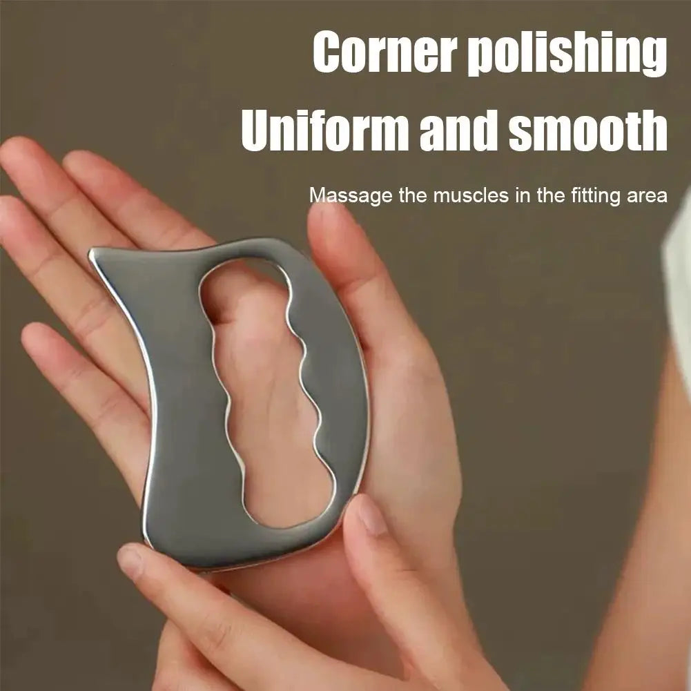 Gua Sha Tool Stainless Steel Muscle Full Body Skin Massage Tool Soft Tissue Myofascial Scraper Stuff Lymphatic Drainage Massager