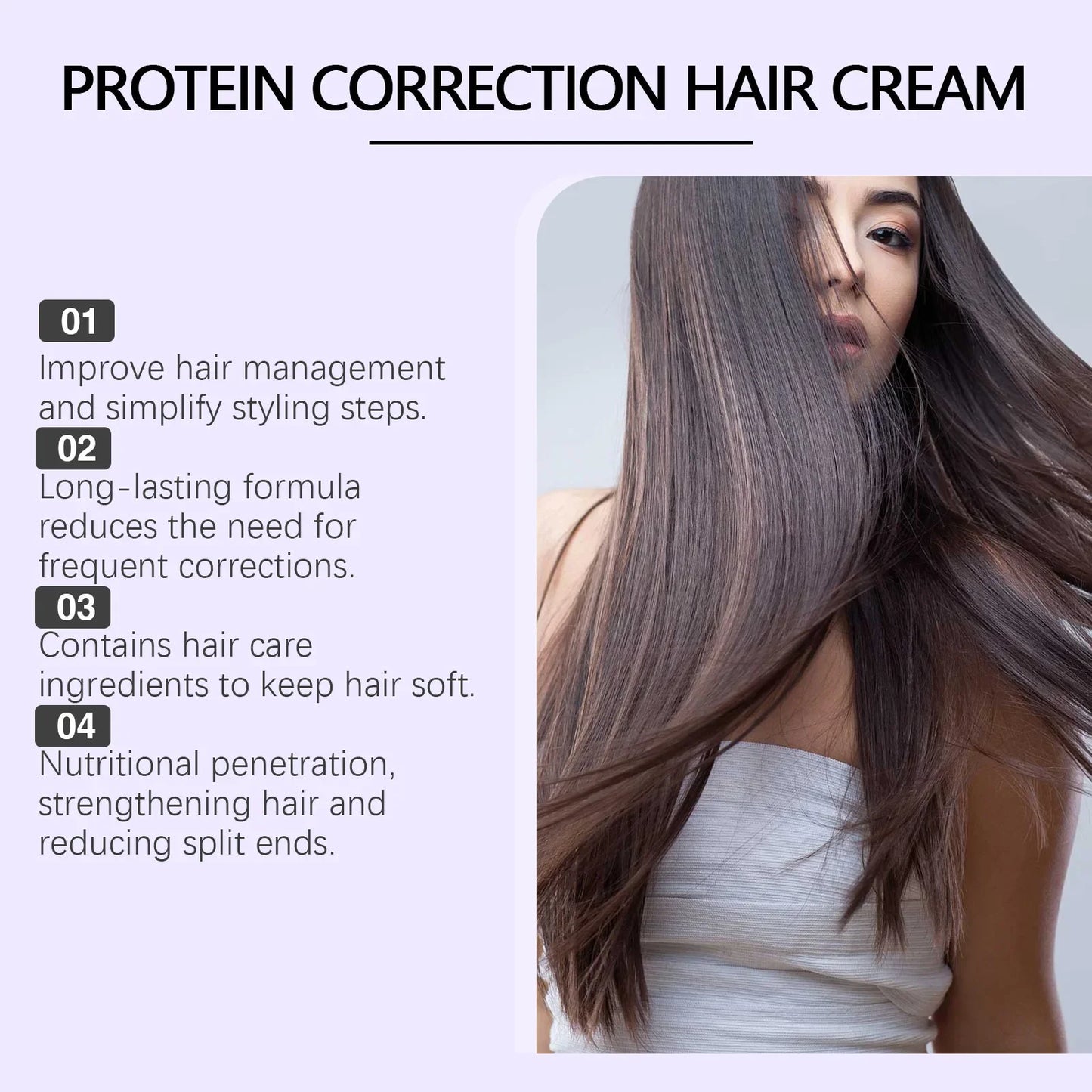 Deep Repair Frizzy Hair Mask Keratin Deep Nourishing DryFrizzy Damaged Treatment Collagen Magical Soft Shiny Straightening Cream