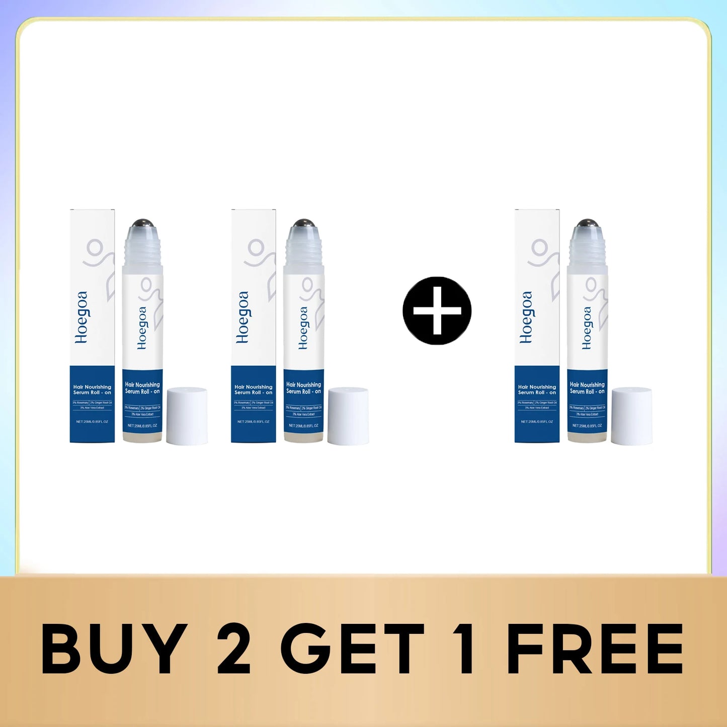 Fast Hair Growth Serum Nourish Hair Follicle Massage Scalp Care Essential Oil Roller Improve Dry Frizzy Hair Smoothing Essence