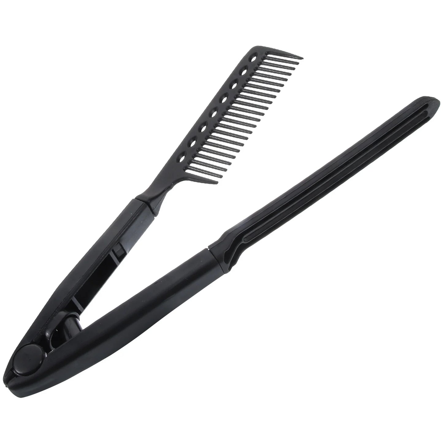 Hair Straighteners Straightening Comb for Women with Brush Folding Hairdressing