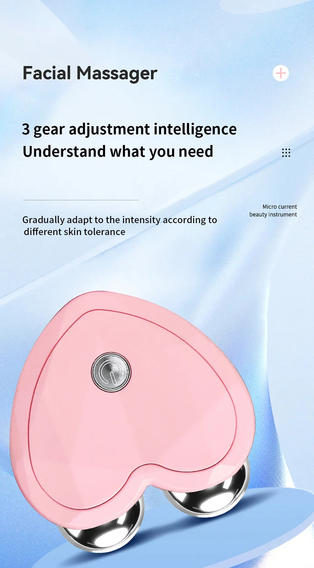 Micro Current Face Beauty Instrument Mini Portable Face Slimming Massager EMS Delicate Contour Lifting Firm Skin Beauty Device