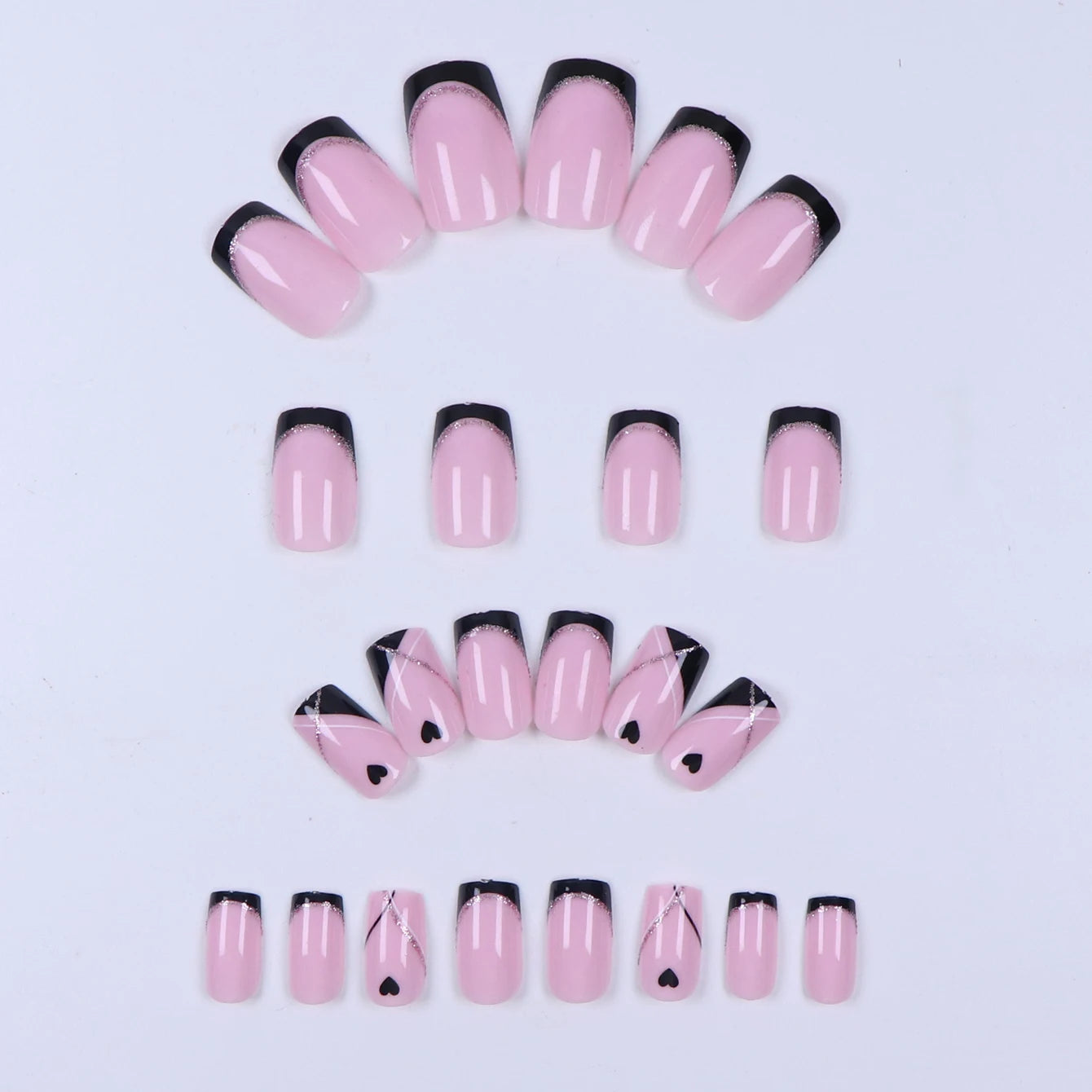 Simple wine red French false nails, European and American light luxury style ins nail enhancement, detachable nail patches