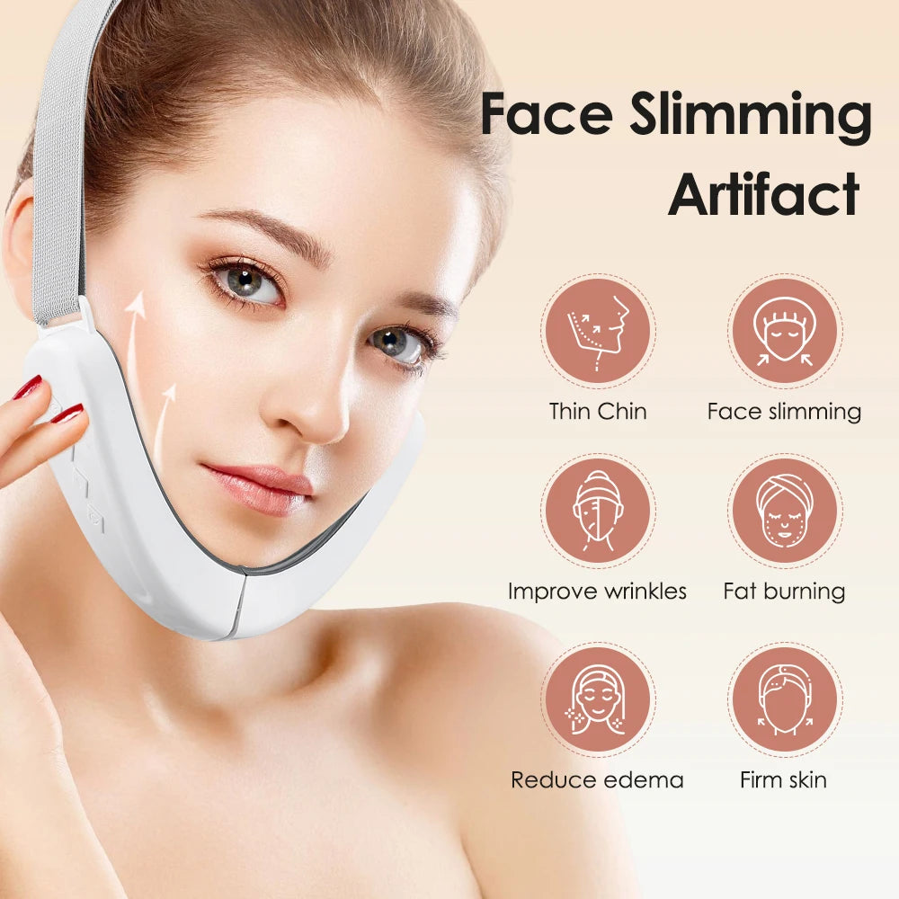 V-Face Beauty Device Micro-current Face Shaping Machine for Facial Lifting and Firming Intelligent Facial Massager USB Charging
