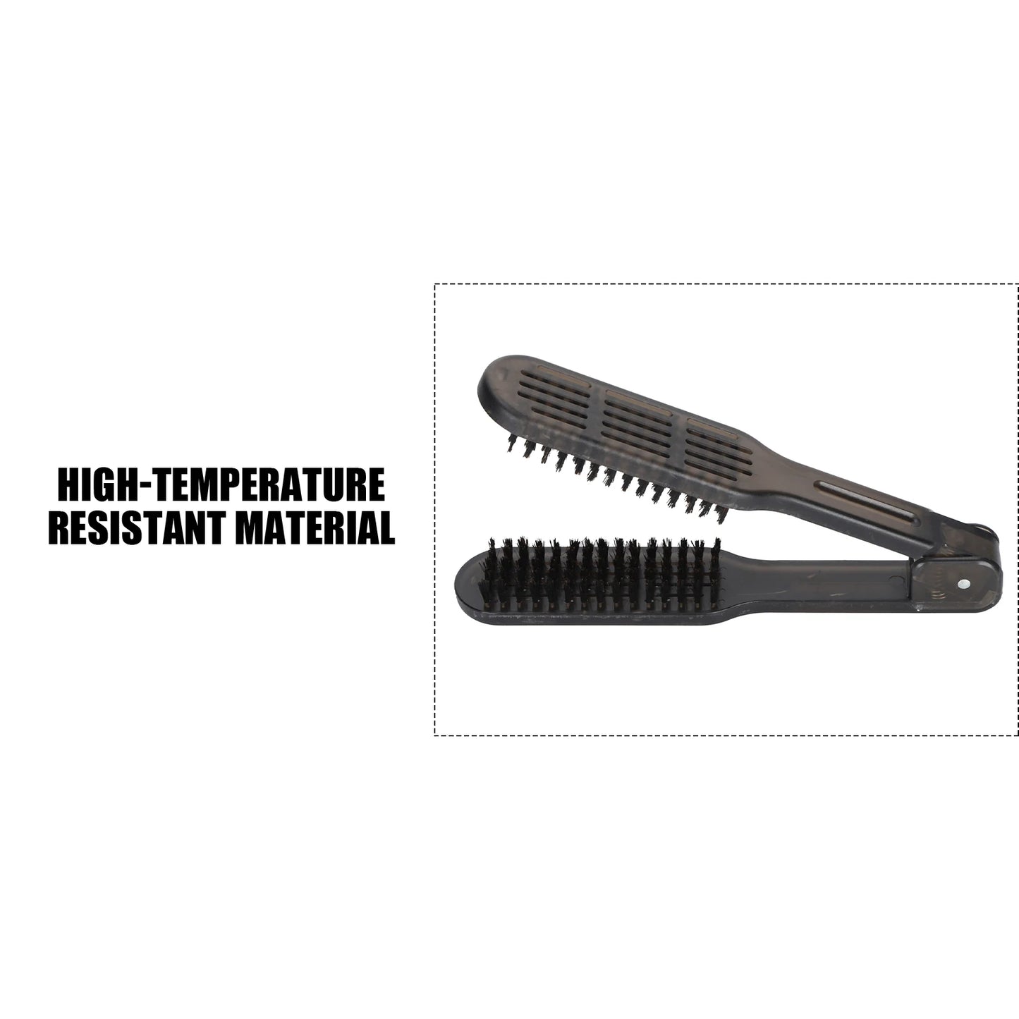 Hair Straightener Brush Double Side Anti‑Static Hair Straightening Styling Brush Hairdressing Styling Brush Hair Styling Brush