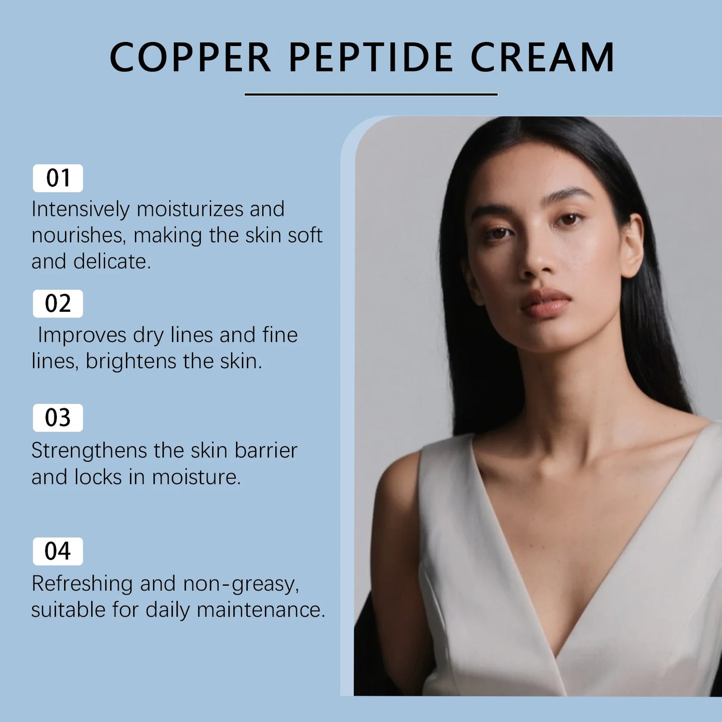HOYGI Moisturizer Cream Hyaluronic Acid Serum Facial Cream Hydrating Brightening Anti Aging Effectively Solves Skin Dry Chapped