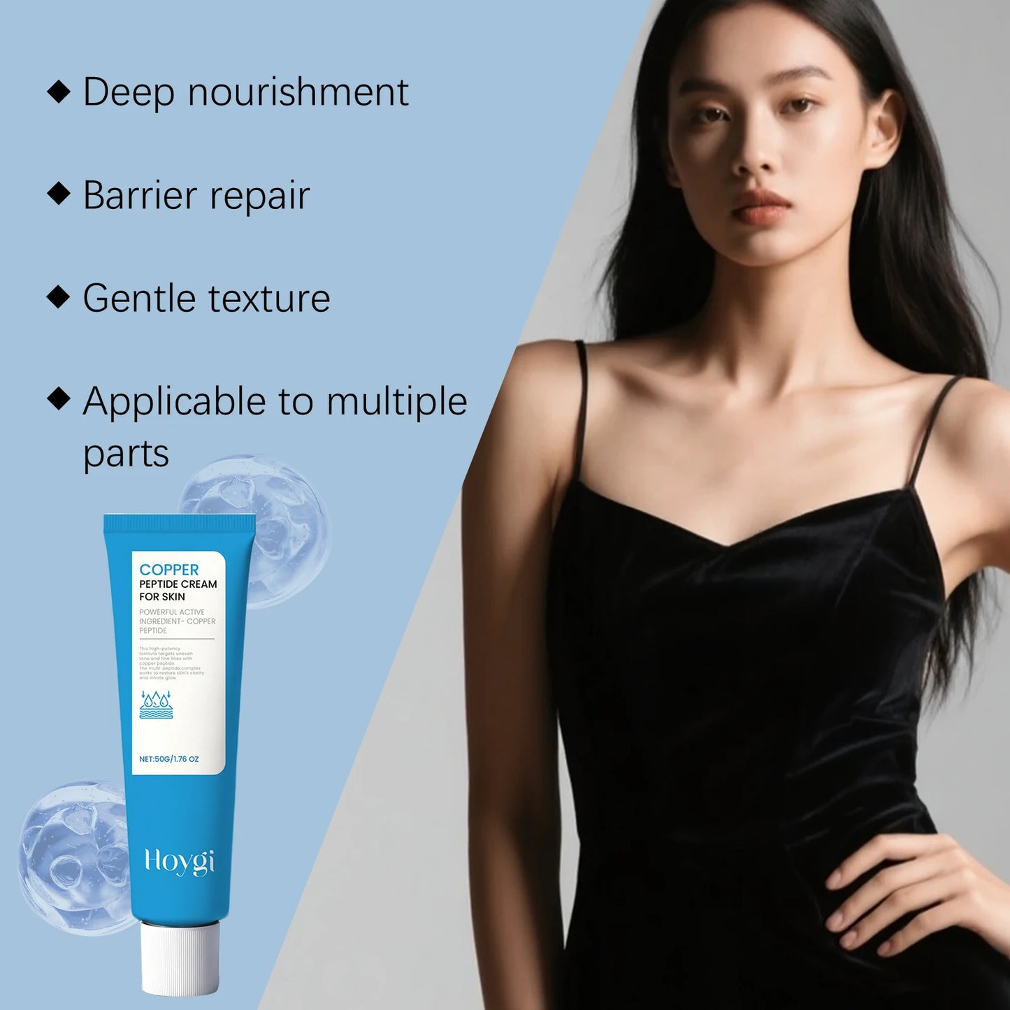 HOYGI Moisturizer Cream Hyaluronic Acid Serum Facial Cream Hydrating Brightening Anti Aging Effectively Solves Skin Dry Chapped