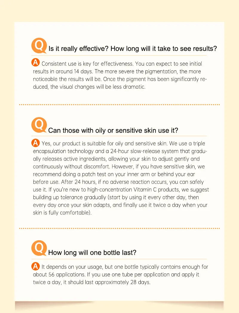 Vitamin C Face Serum Whitening Dark Spot Removal Hyaluronic Acid Facial Essence Skin Care Products 30ML