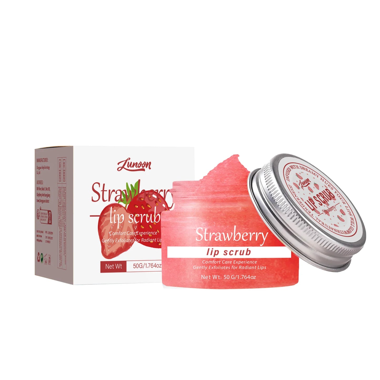 Lip scrub 50g brighten exfoliating lip  raspberry vanilla coconut watermelon lip moisturizing gift for women