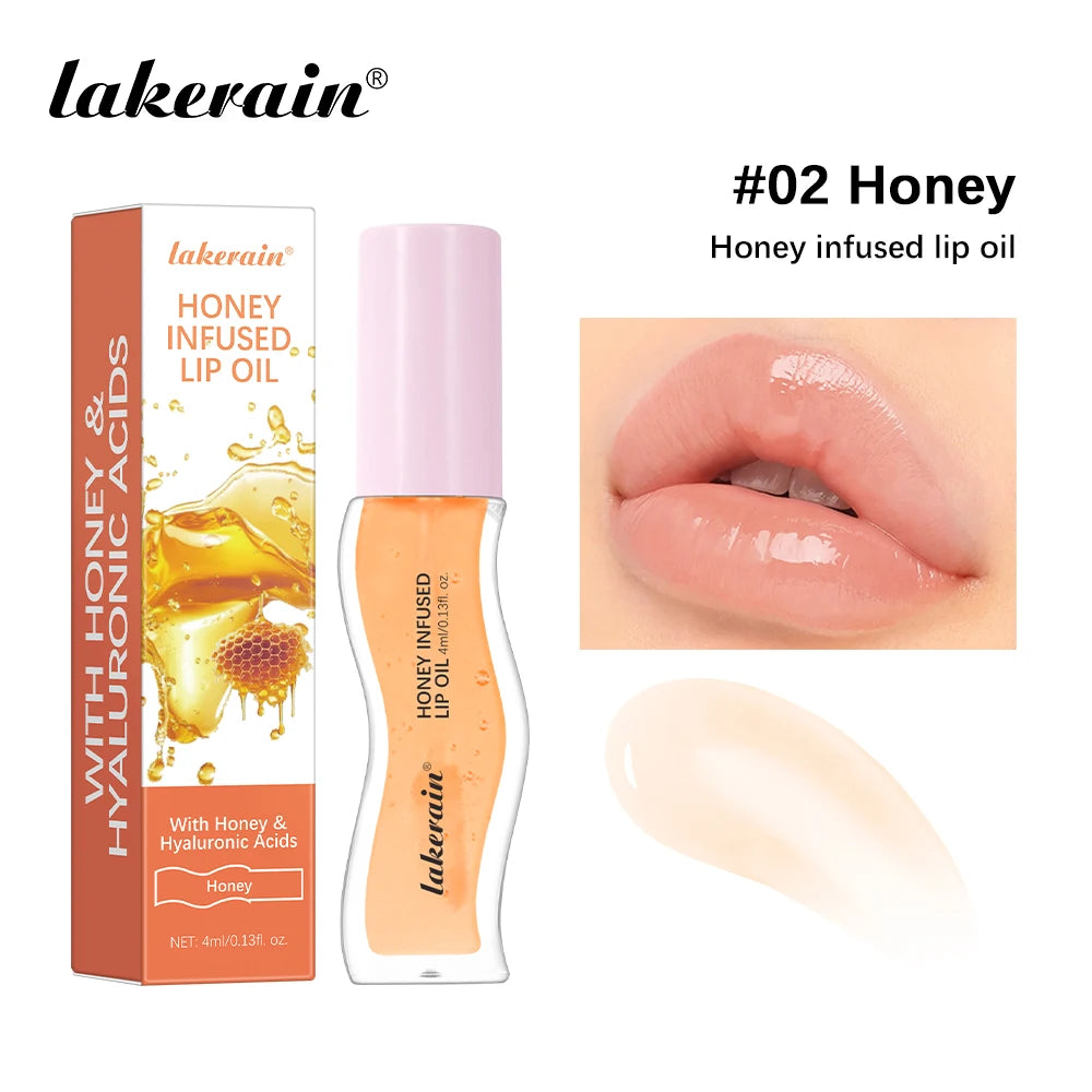 Moisturizing Lip Gloss Oil Nourishes Hydrates Glossy Lips Care Lipstick Plumping Exfoliating Pink Plumping Gloss Oil Makeup