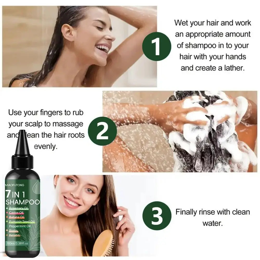 Hair Growth Shampoo,Strengthening Shampoo,nourishing,repair Damaged Hair,deep Cleansing And Reducing Breakage Hair Care Shampoo