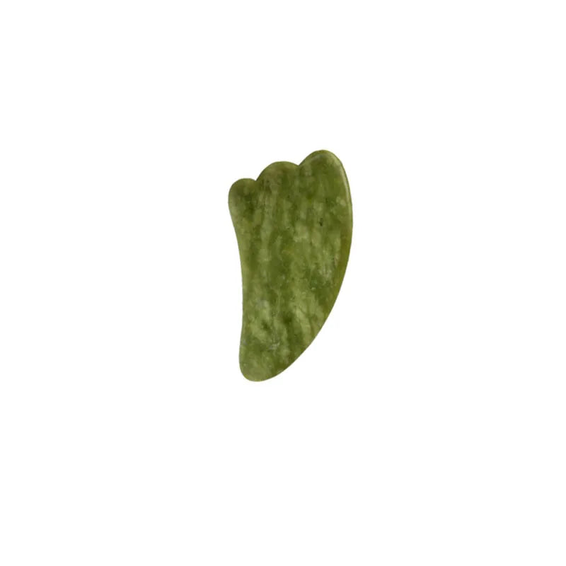 Natural Jade Stone Guasha Board Gouache Scraper For Body Acupoint Press SPA Acupuncture Skin Facial Care Massage Anti Aging Tool