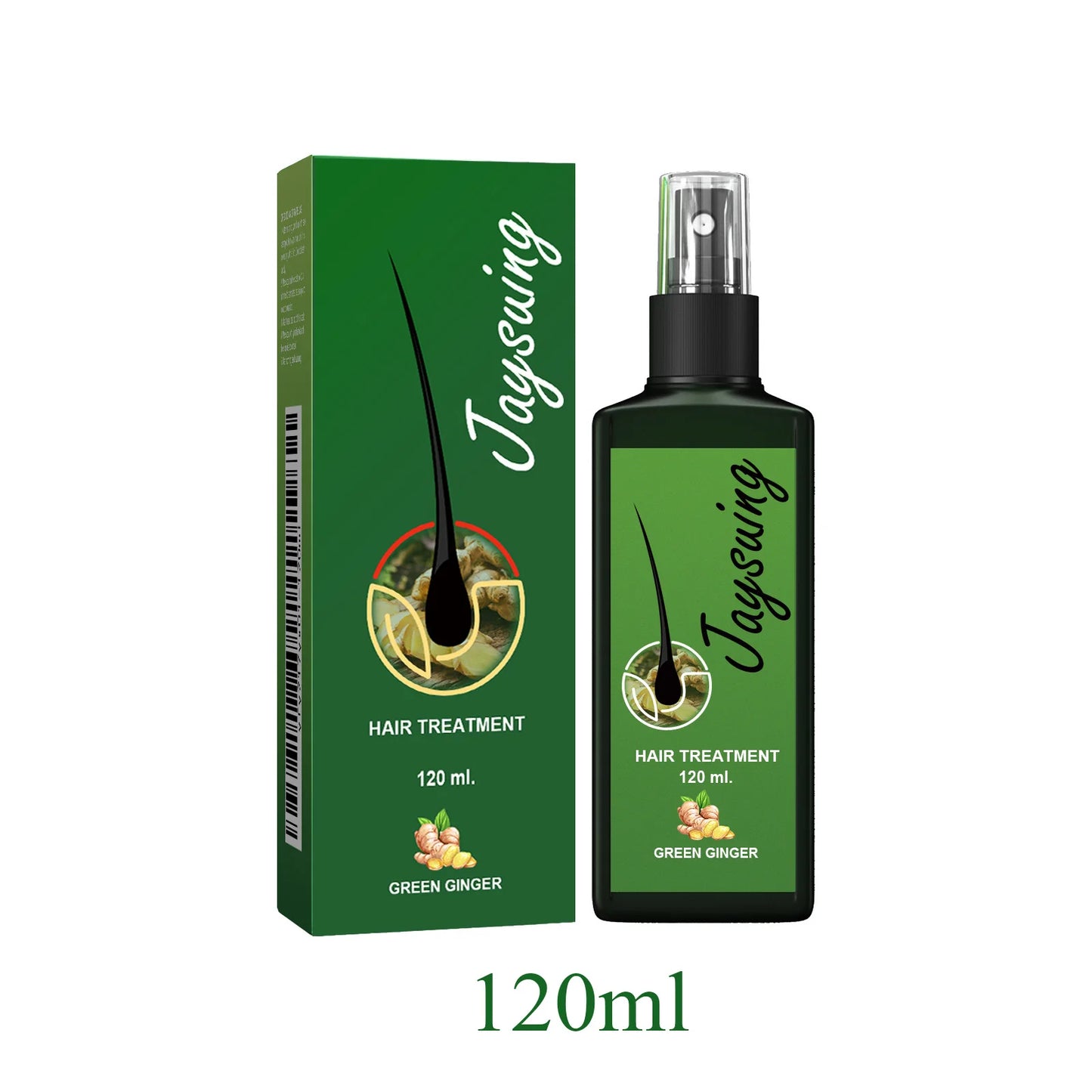 Hair Growth Spray Ginger Massage Scalp Damaged Treatment Solution Nourish Roots Fast Grow Anti Hair Loss Serum Beauty Health