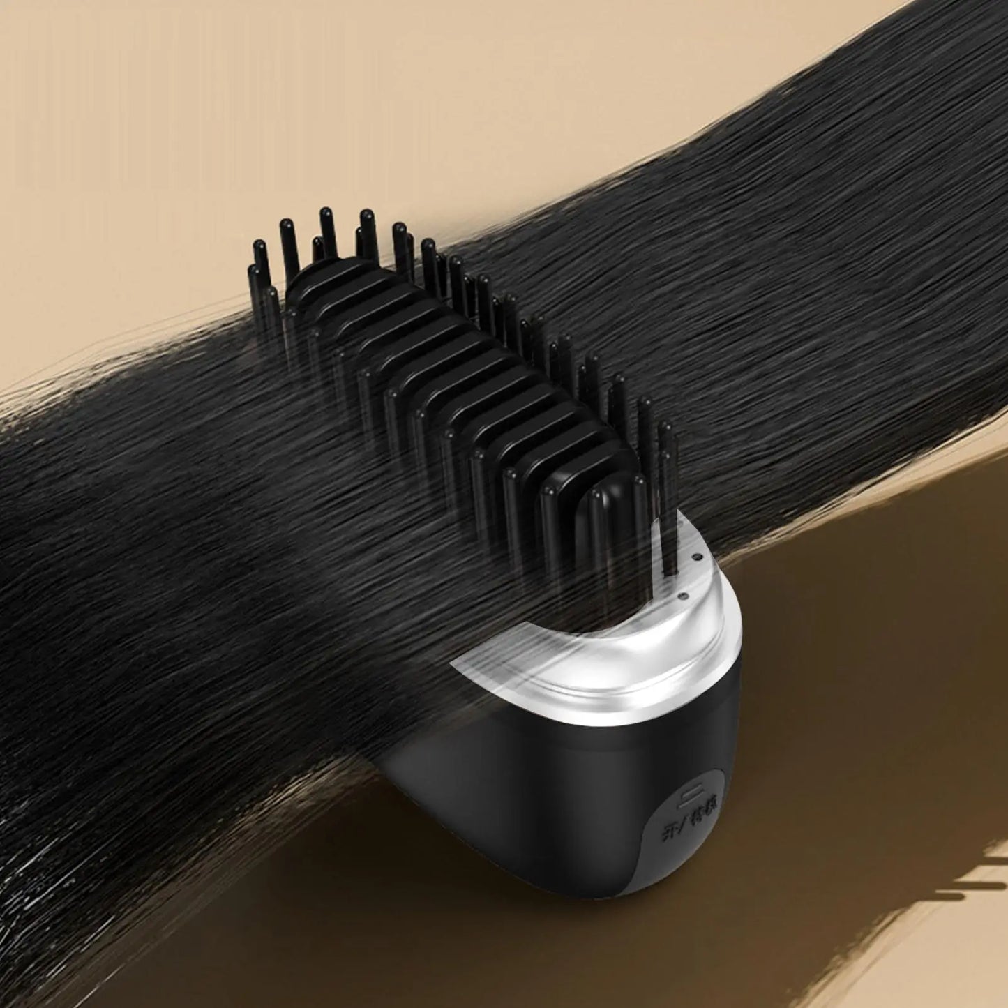 Small Hair Straightener Comb Straighteners Hair Styling Tool Less Frizz Smoother Straightening Brush Straighten Hair Brush