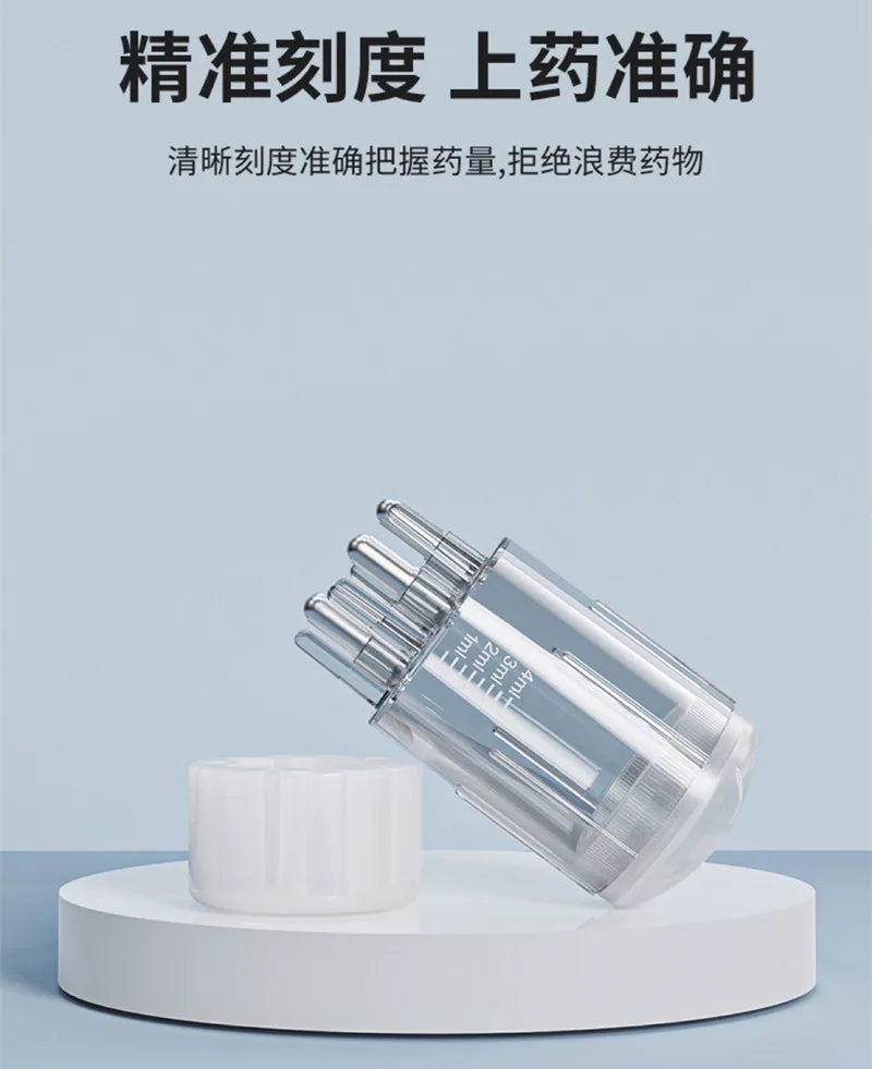 Scalp Liquid Serum Oil Applicator Comb for Hair Scalp Treatment Essential Oil Liquid Guiding Massager Comb Hair Growth Garrafa