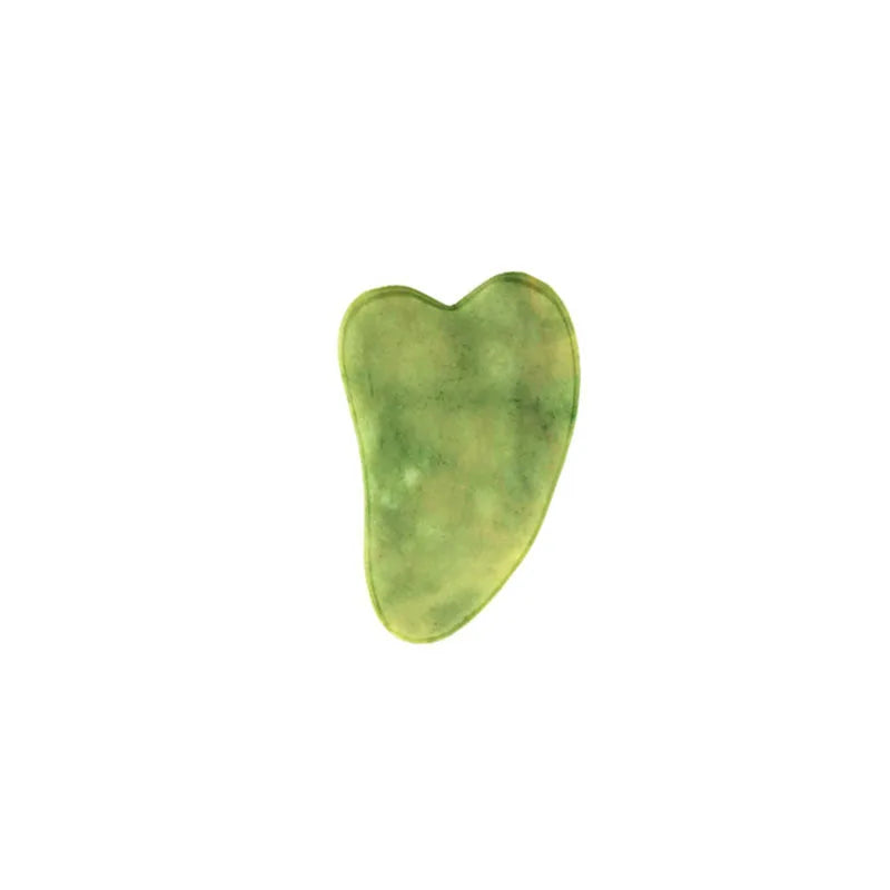 Natural Jade Stone Guasha Board Gouache Scraper For Body Acupoint Press SPA Acupuncture Skin Facial Care Massage Anti Aging Tool