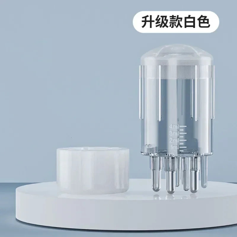 Scalp Liquid Serum Oil Applicator Comb for Hair Scalp Treatment Essential Oil Liquid Guiding Massager Comb Hair Growth Garrafa