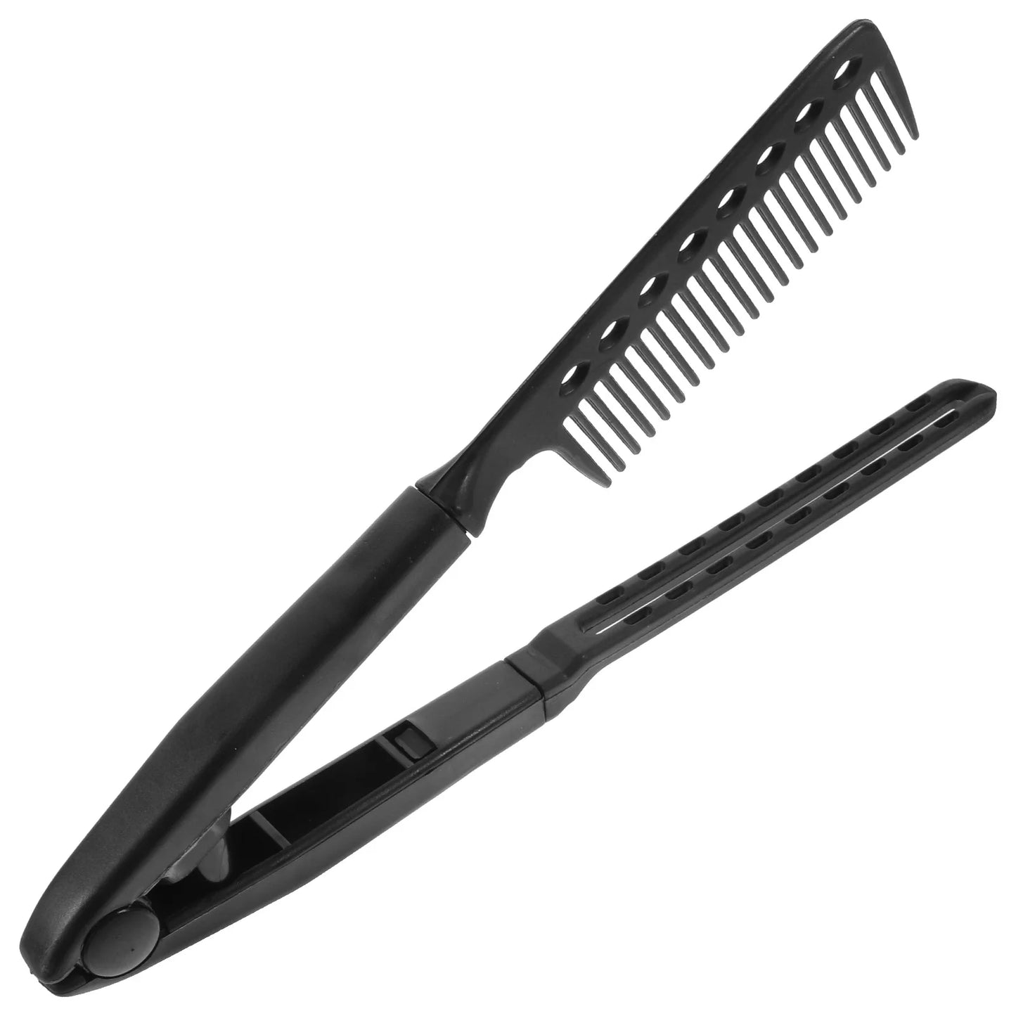 Hair Straighteners Straightening Comb for Women with Brush Folding Hairdressing