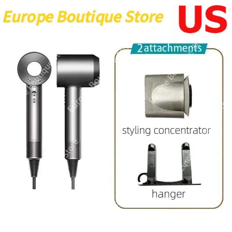2026 Professional Hair Dryer Fast Dry Ionic Hair Dryer No Hair Flick 1600W High-Speed Blow Dryer for Salon Home Use