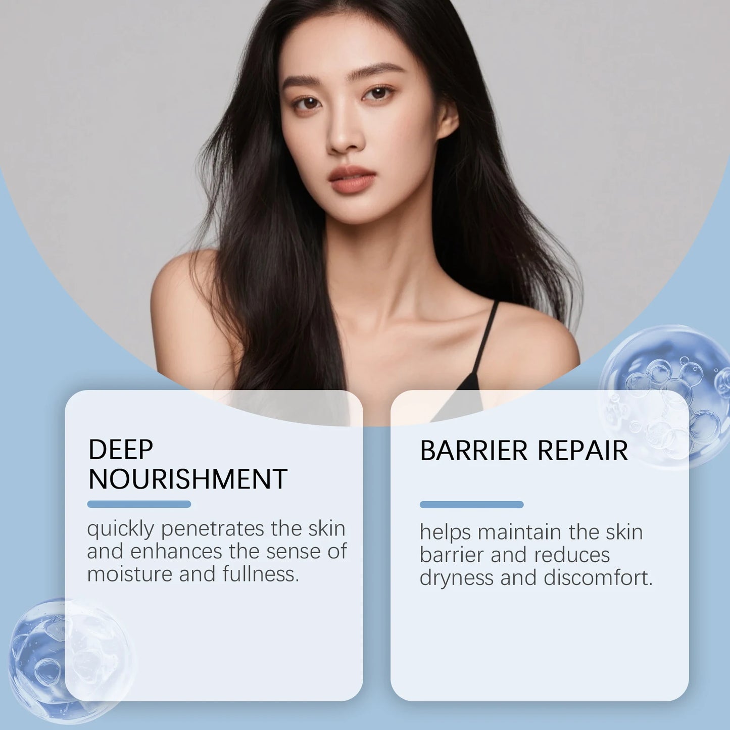 HOYGI Moisturizer Cream Hyaluronic Acid Serum Facial Cream Hydrating Brightening Anti Aging Effectively Solves Skin Dry Chapped