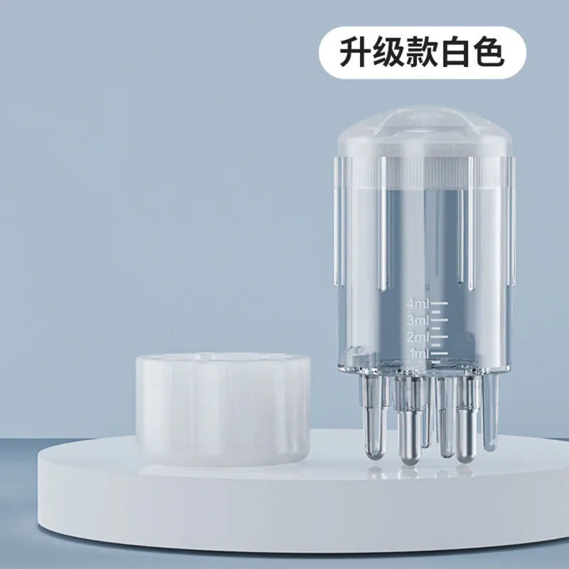 Scalp Liquid Serum Oil Applicator Comb for Hair Scalp Treatment Essential Oil Liquid Guiding Massager Comb Hair Growth Garrafa