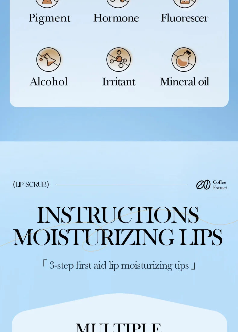SADOER Fruit Series Strawberry Lip Scrub Dead Skin Moisturizes Brightening Lip Color, Makes Lips Pink