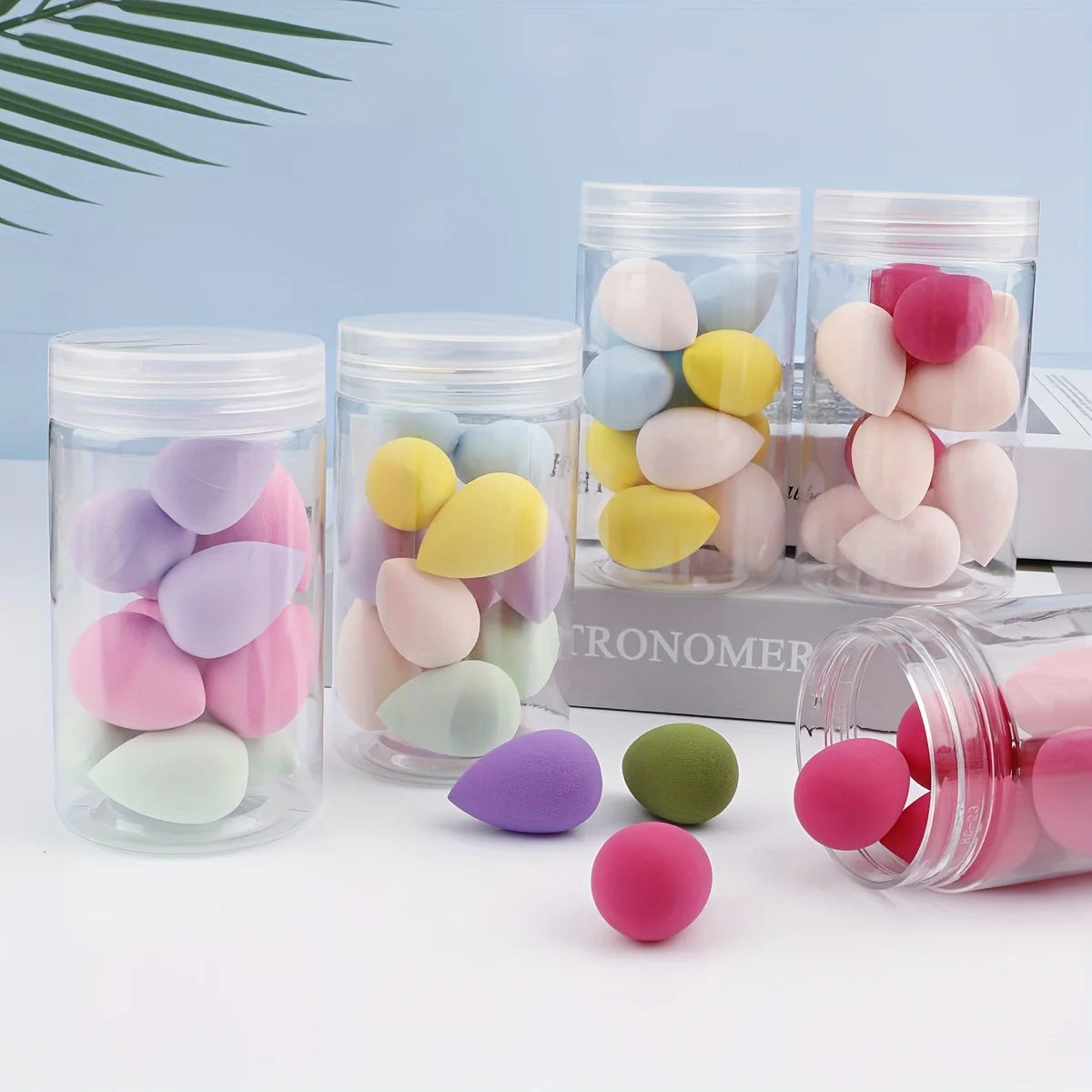 12pcs Mini Makeup Sponges - Soft, Latex-Free Beauty Blenders for Flawless Foundation Application, Wet & Dry Use, Alcohol-Free